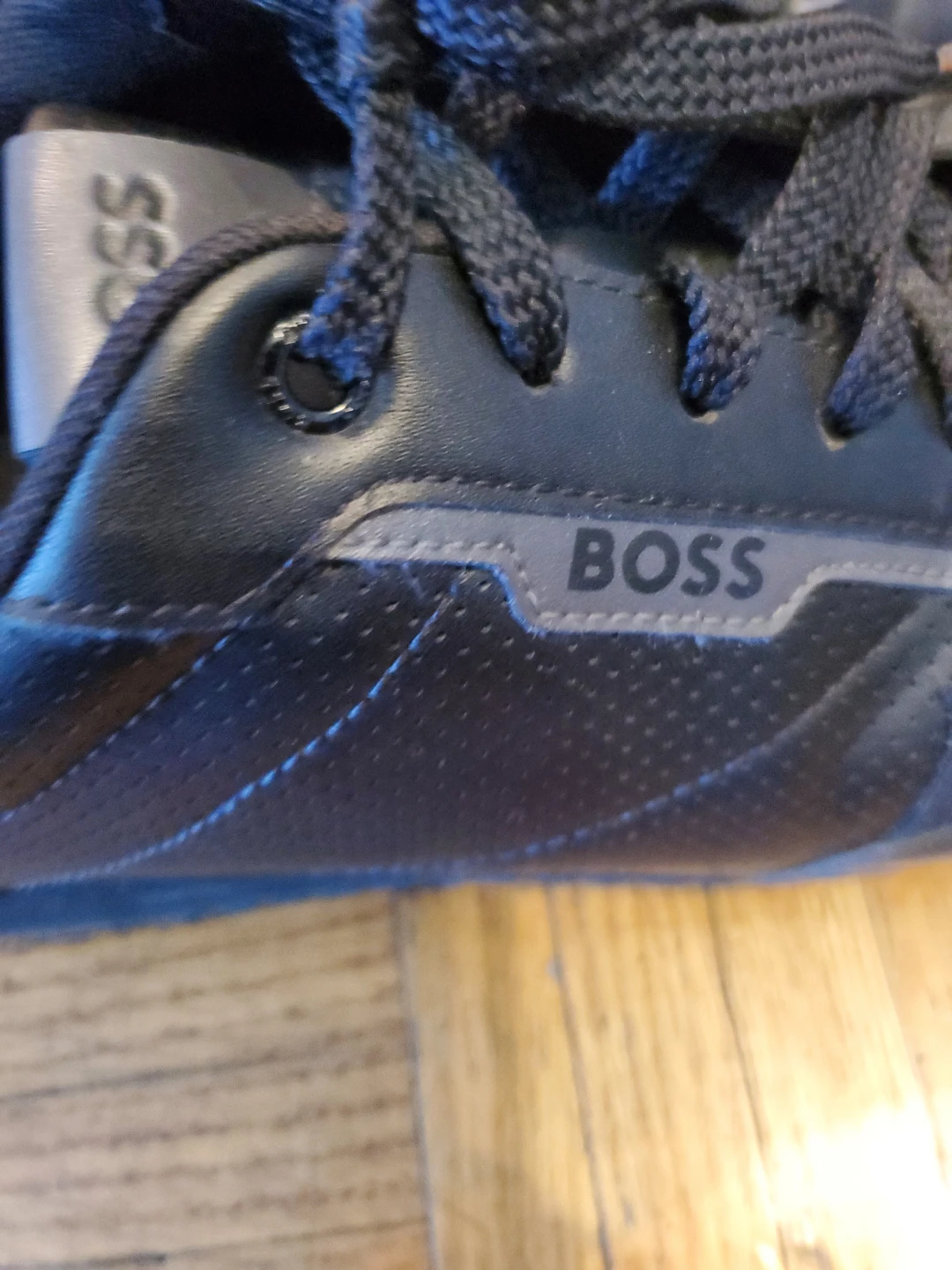 Men's/ Boys Skecher Boss Black Shoes Size 42 - photo 3