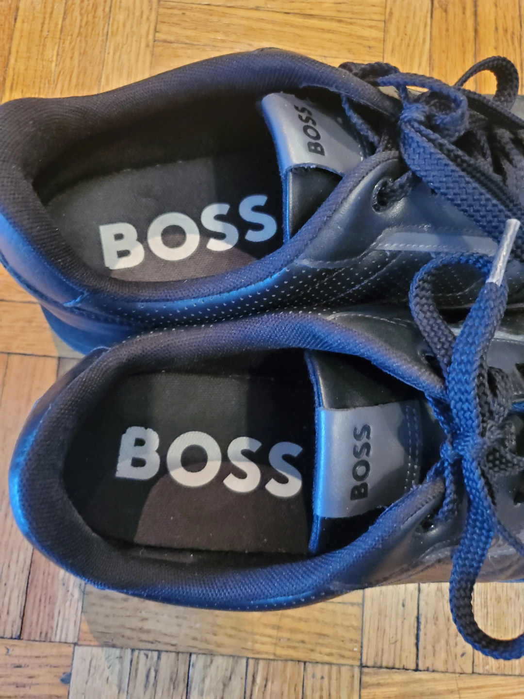 Men's/ Boys Skecher Boss Black Shoes Size 42 - photo 4