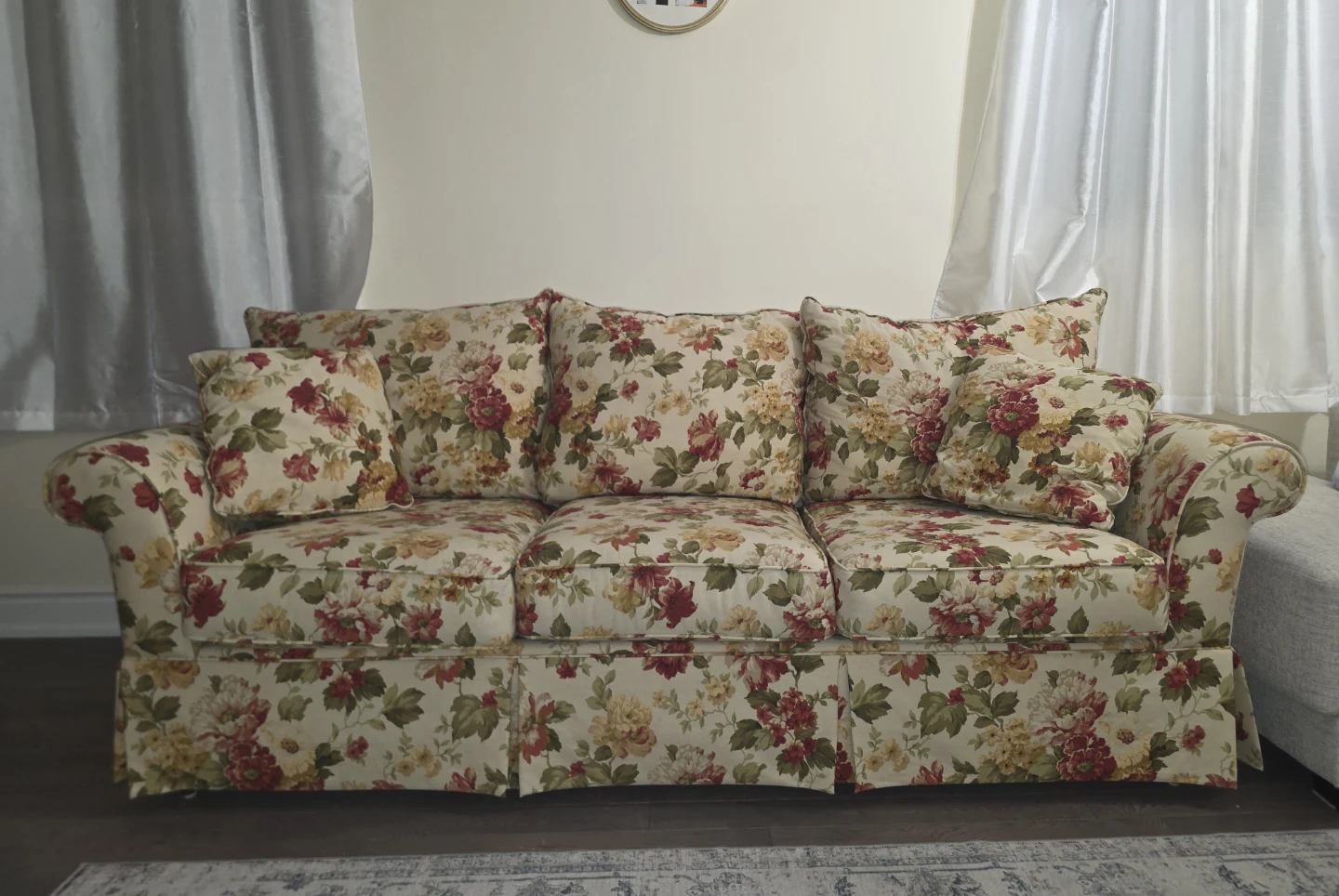 Floral Print Sofa