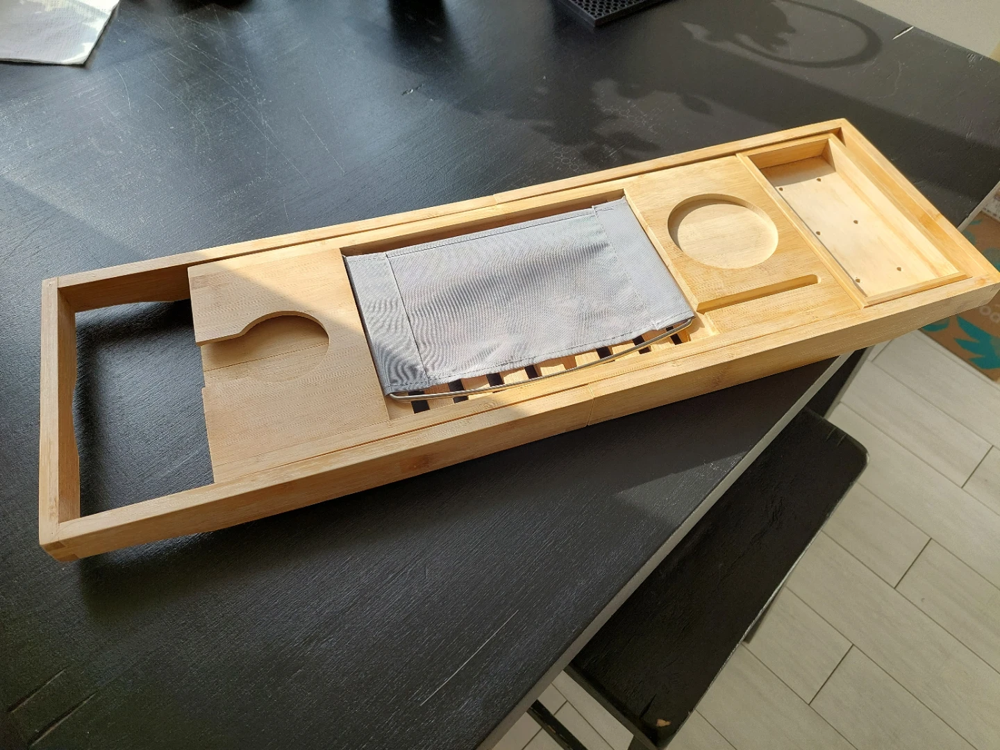 Wooden Bathtub Caddy Tray - photo 4