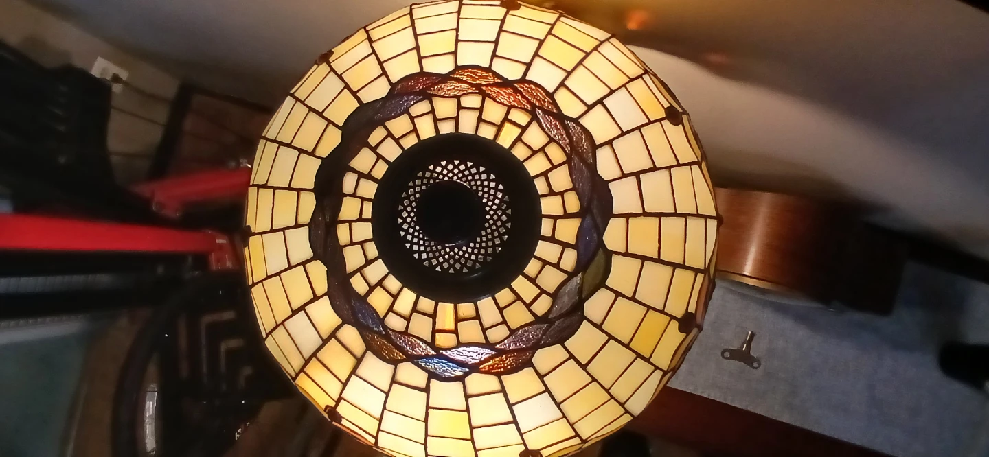 Tiffany style lamp.