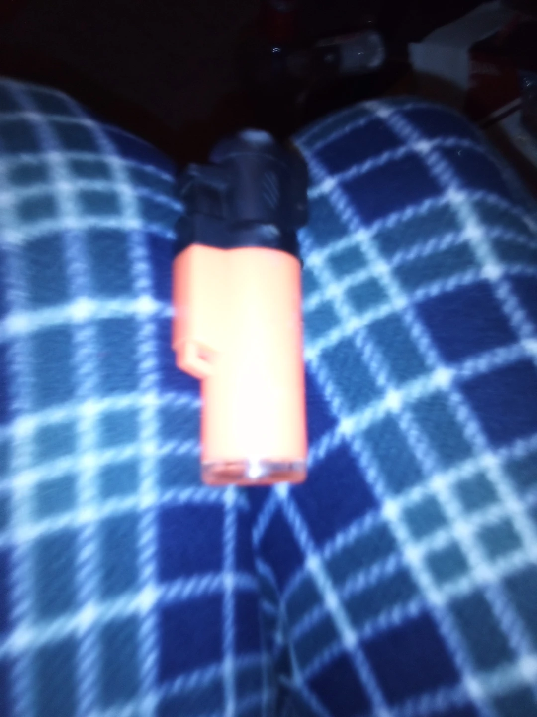 Orange and Black Utility Lighter