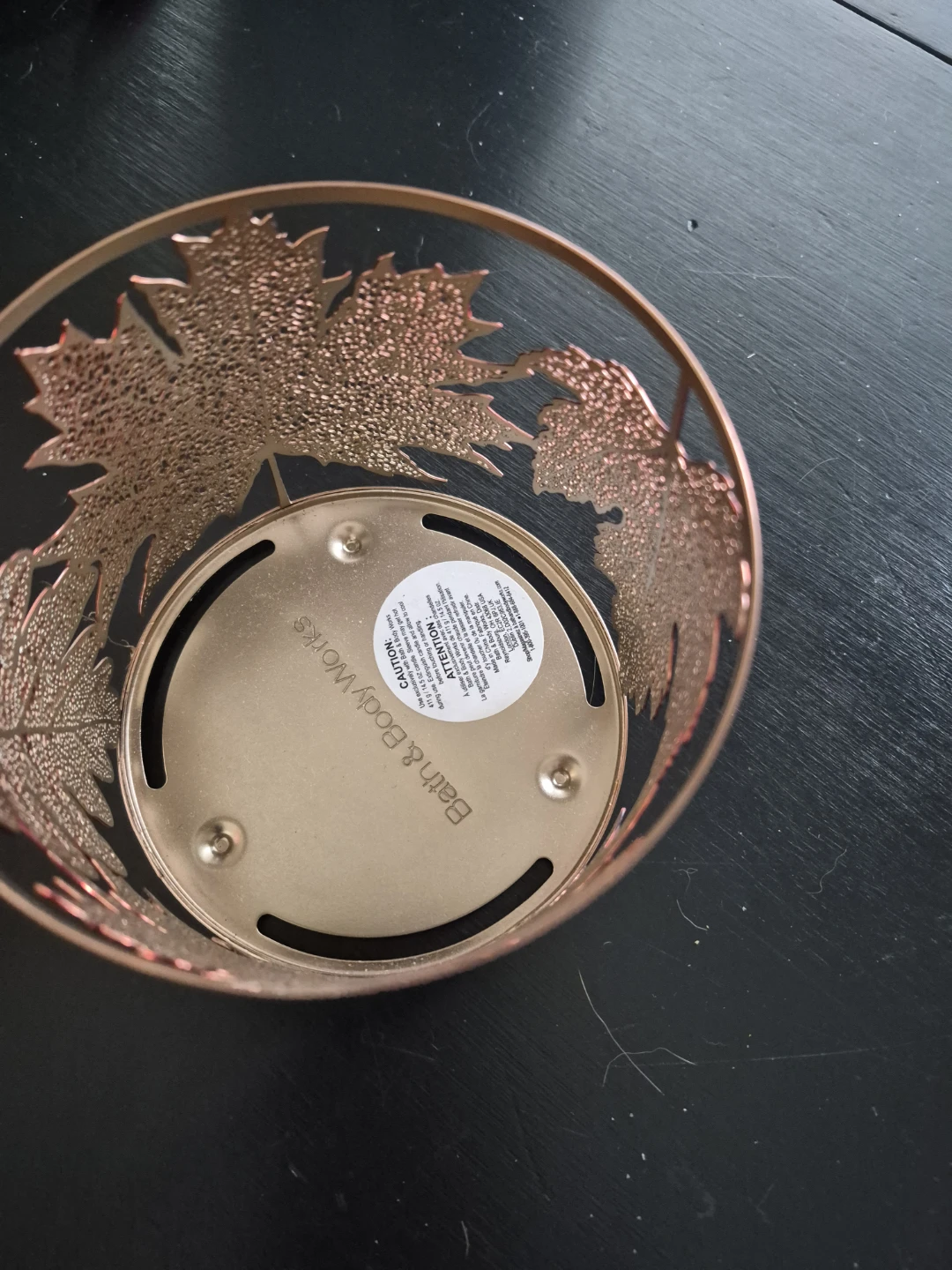 Bath & Body Works Leaf soap & Candle Holder - photo 3