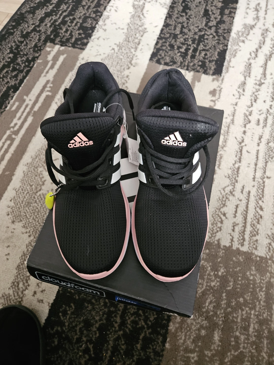 Adidas Cloudfoam Running Shoes - Black/Pink - photo 3