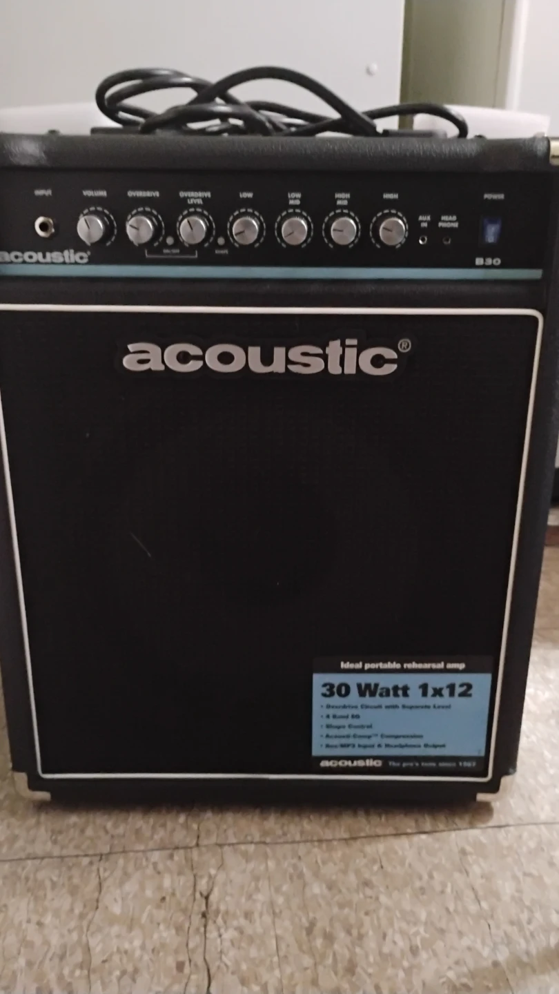 Acoustic B30 Bass Combo Amplifier - photo 2