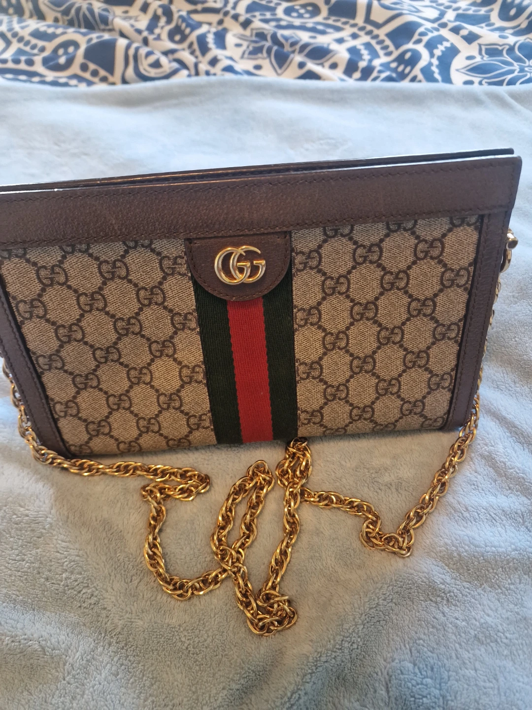 Authentic Gucci GG Supreme Ophidia Shoulder Bag