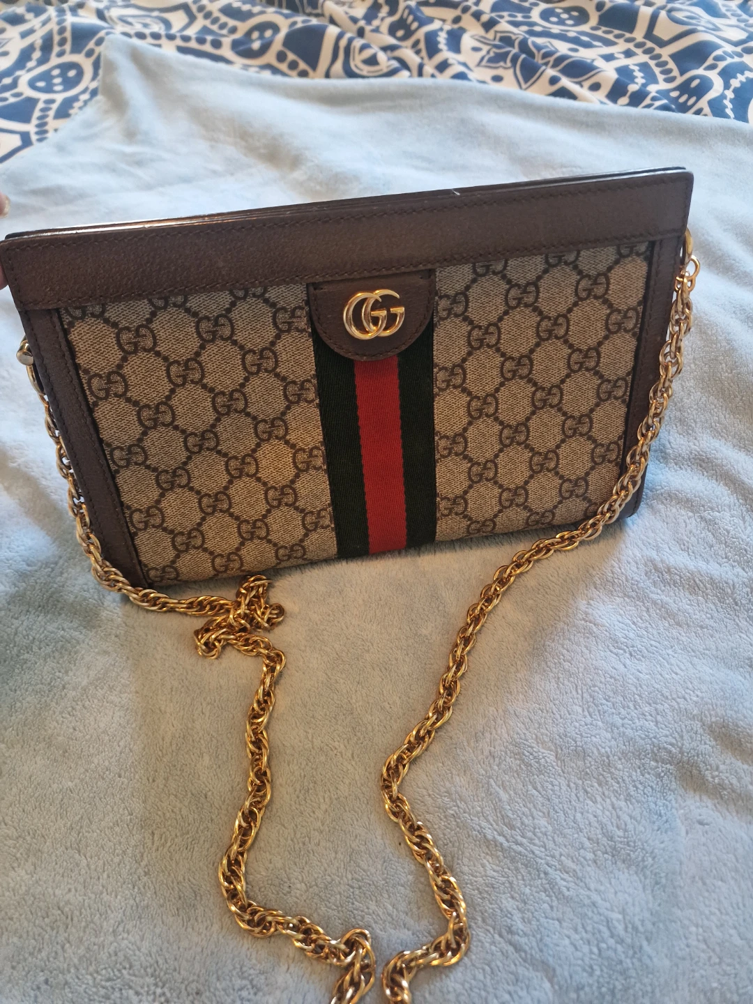 Authentic Gucci GG Supreme Ophidia Shoulder Bag - photo 5