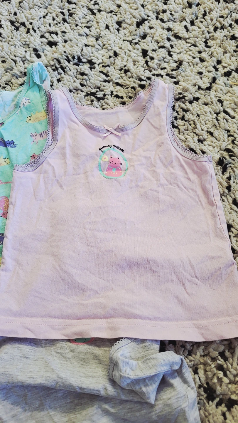 Set of 3 Baby Girls' Tank Tops - photo 2