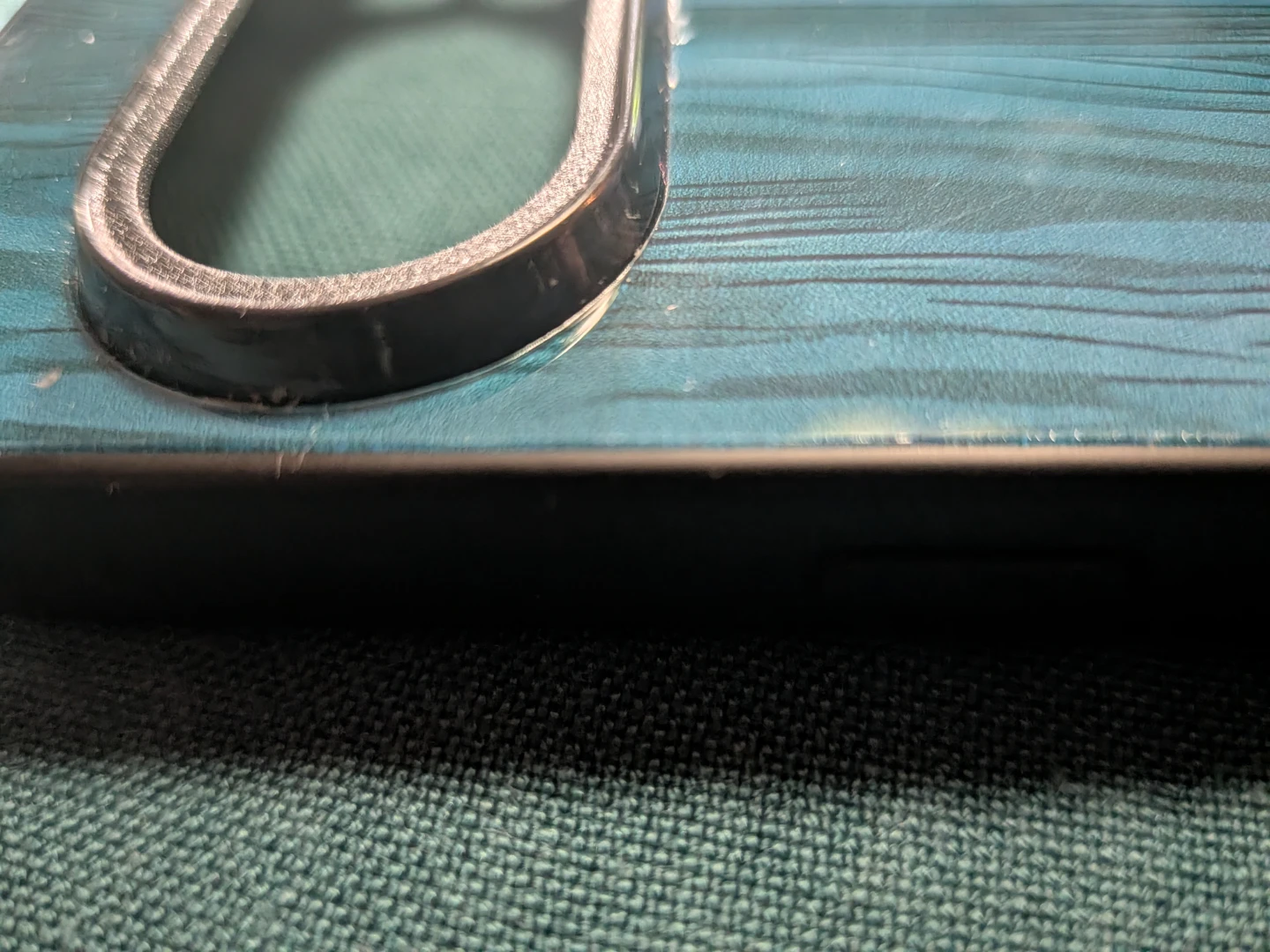 Phone Case for Pixel 10 Pro XL In Blue Glass Wood Finish 5G - photo 2