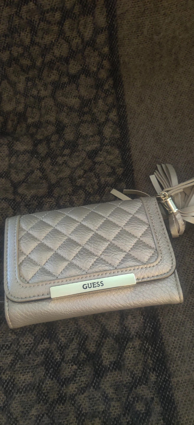 Guess Quilted Wallet Wristlet