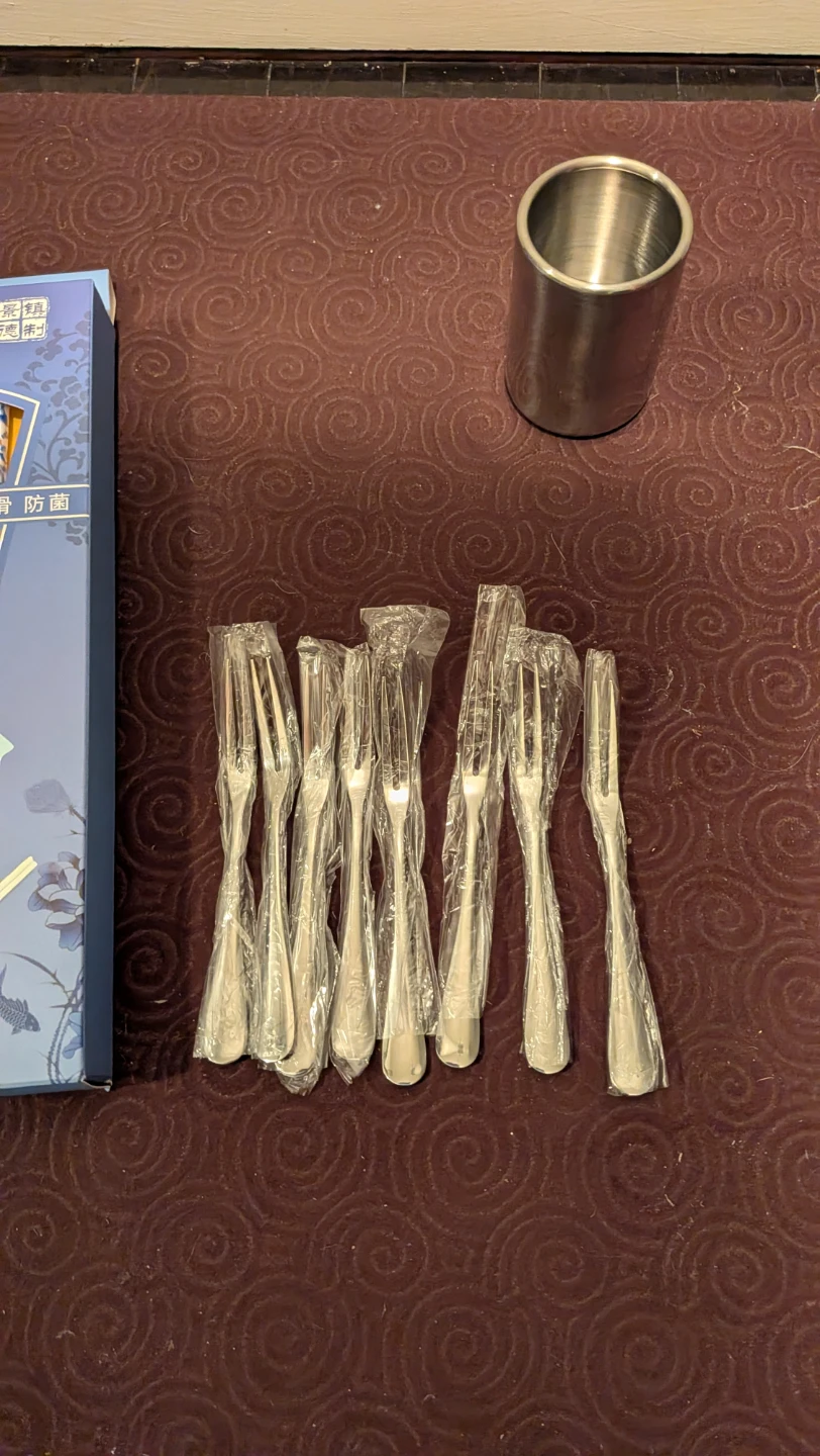 Set of 8 Forks, 10 Quality Chopsticks - photo 2