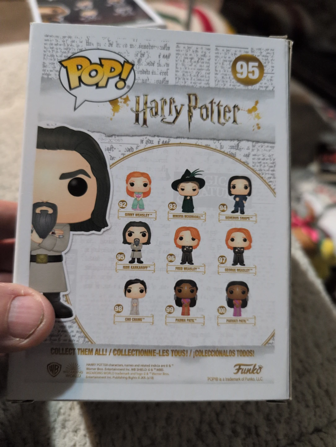 Funko Pop! Harry Potter Igor Karkaroff Vinyl Figure #95 - photo 2