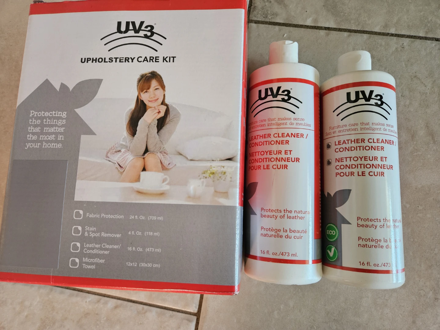 UV3 Leather Cleaner & Conditioner Kit