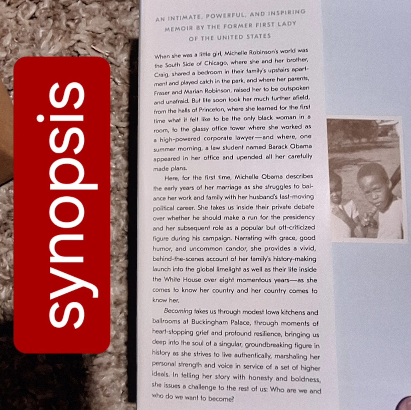 Michelle Obama memoir - Becoming - NEW hardcover - photo 4