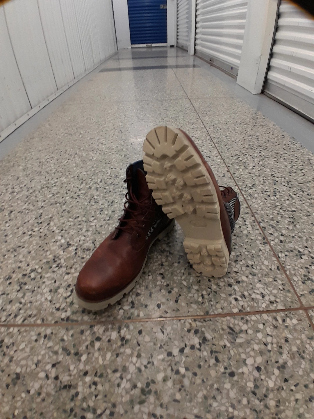 Timberland Brown Leather Boots Size 10 - photo 5