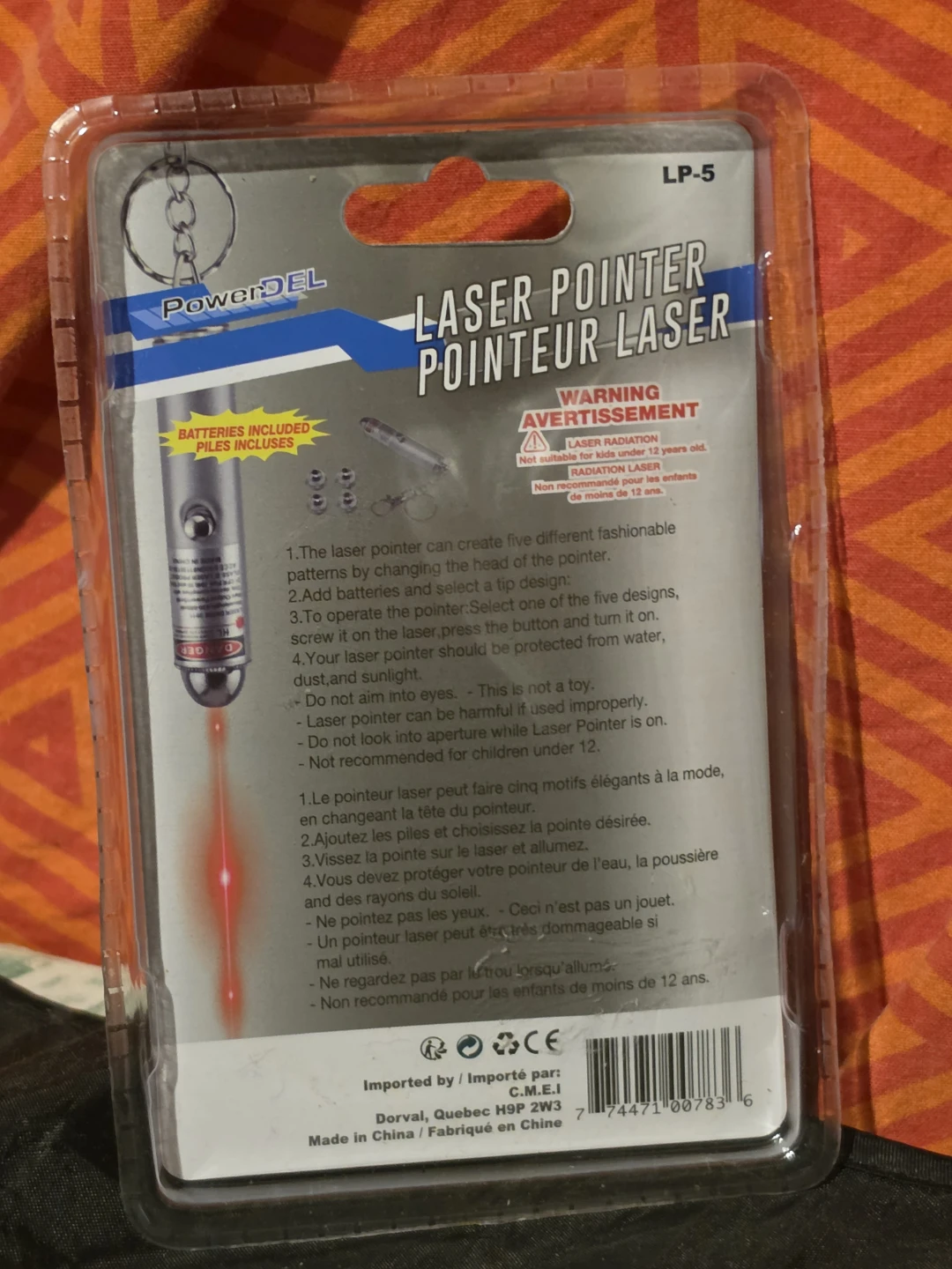 PowerDEL LP-5 Laser Pointer with 5 Patterns - photo 3