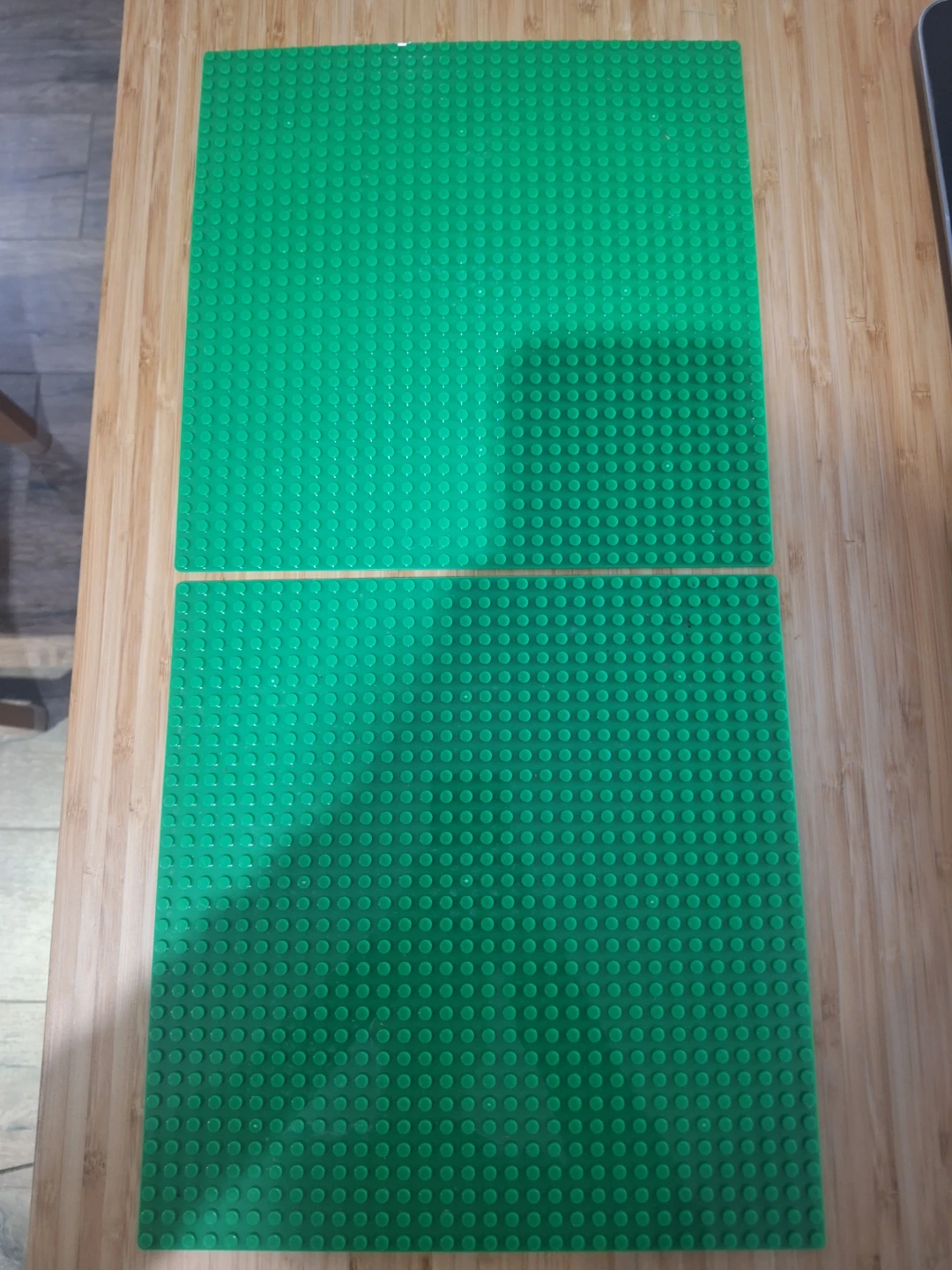 Green Lego Base Plates - 2 Pieces - photo 2