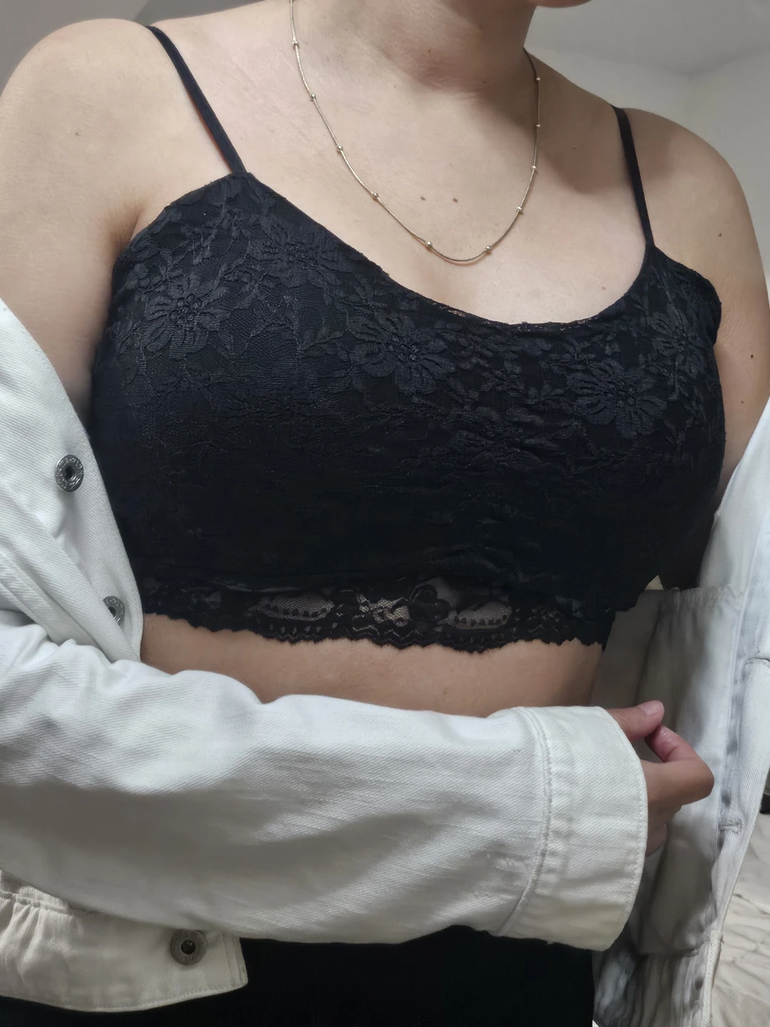 Black Lace Bralette - photo 2