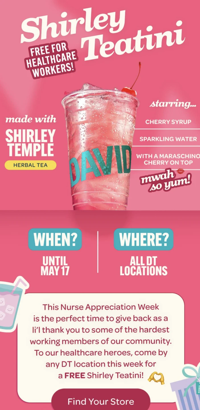 David's tea free offer