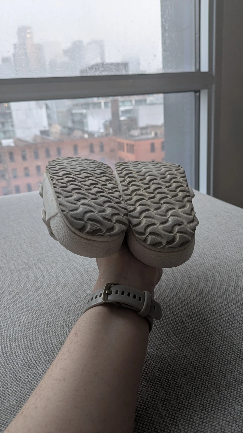 White Birkenstock Arizona EVA Sandals - photo 5