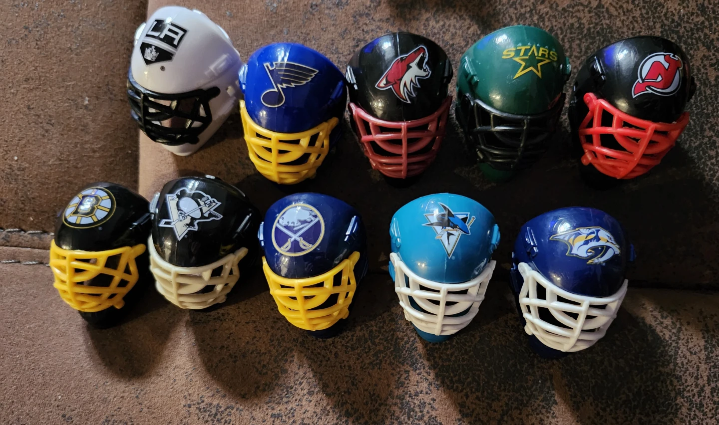 $5 each NHL Franklin mini helmets