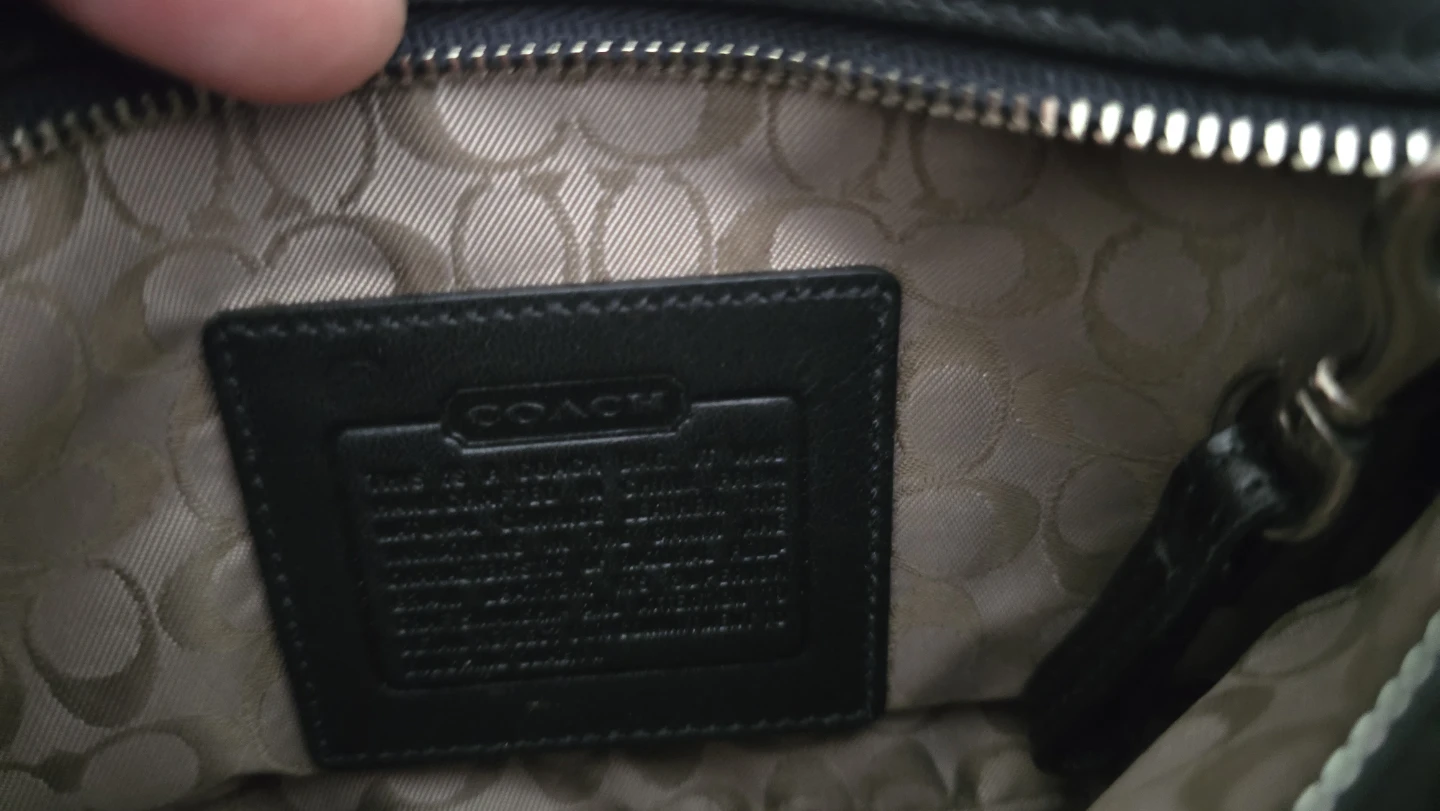 Coach Black Leather Handbag - photo 2
