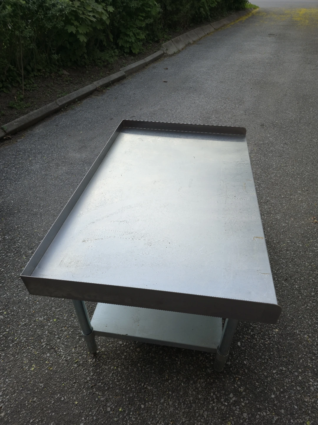 Stainless Steel Work Table with Shelf