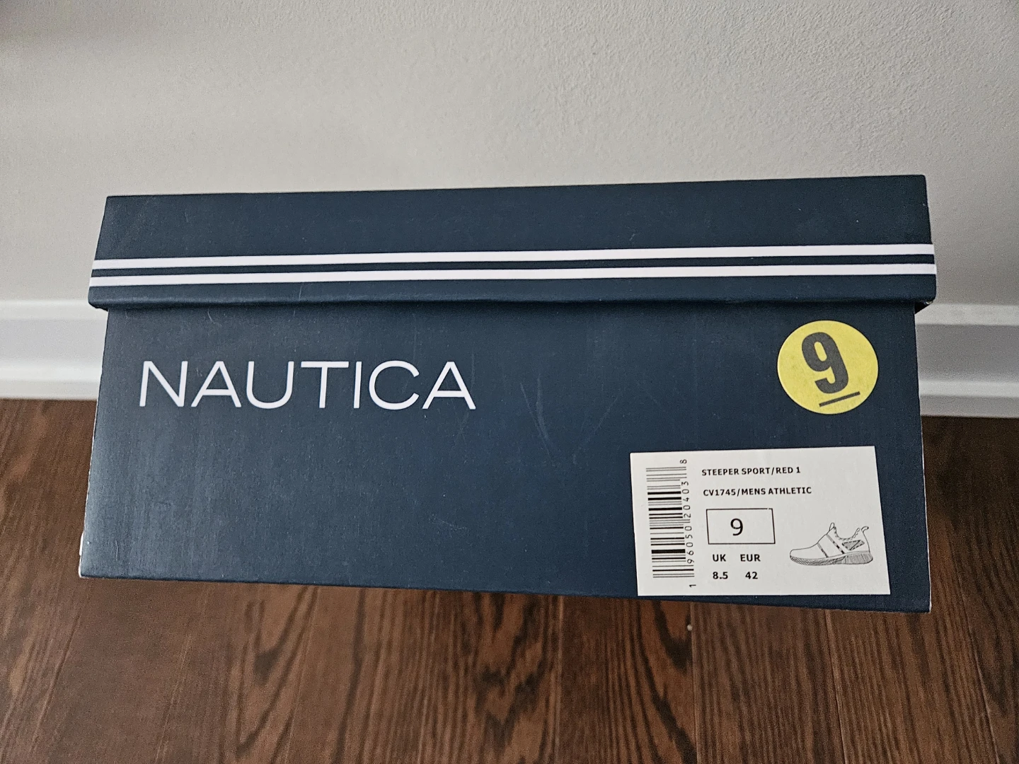 Nautica Men's Steeper Sport Red Athletic Shoes Size 9 - photo 5