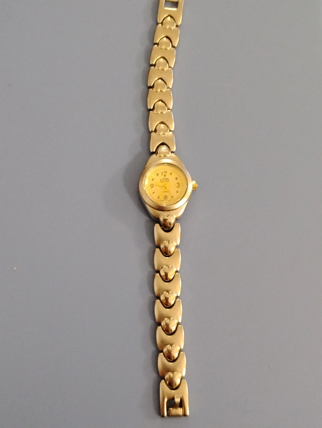VIVA Gold Tone Quartz Women's Watch