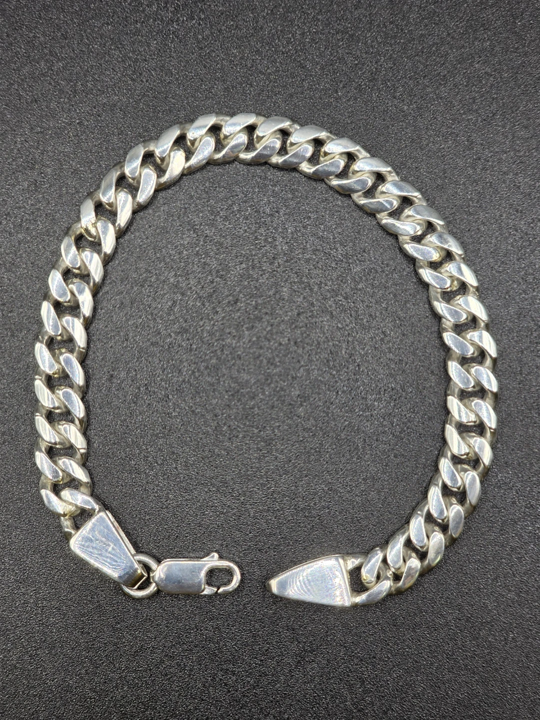 Silver Cuban Link Bracelet
