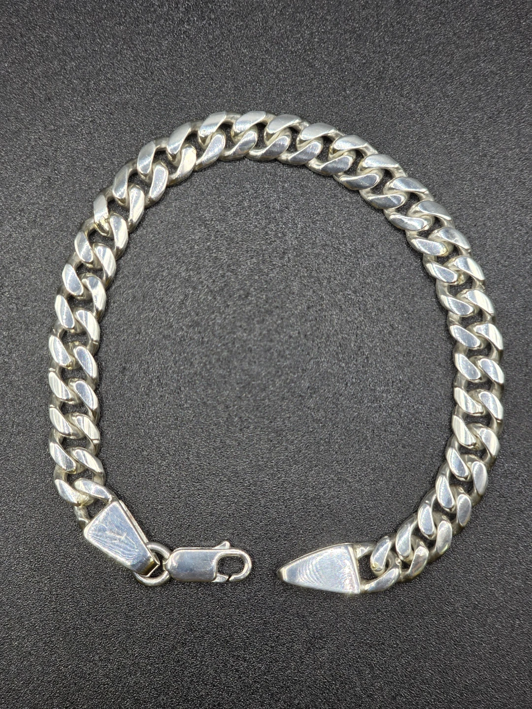 Silver Cuban Link Bracelet - photo 2