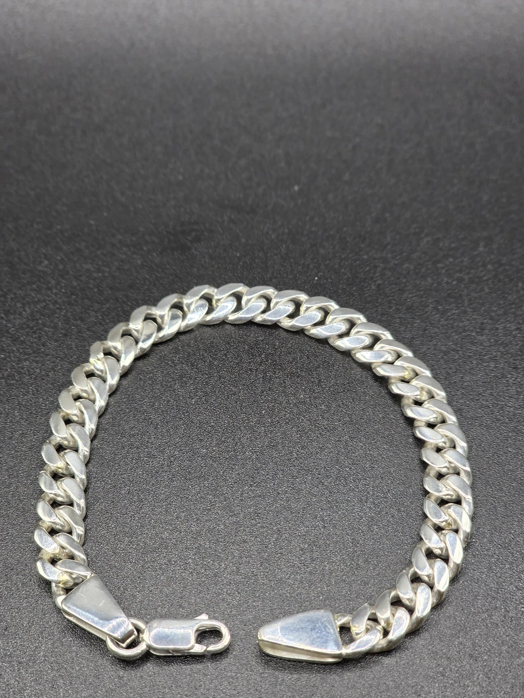 Silver Cuban Link Bracelet - photo 3
