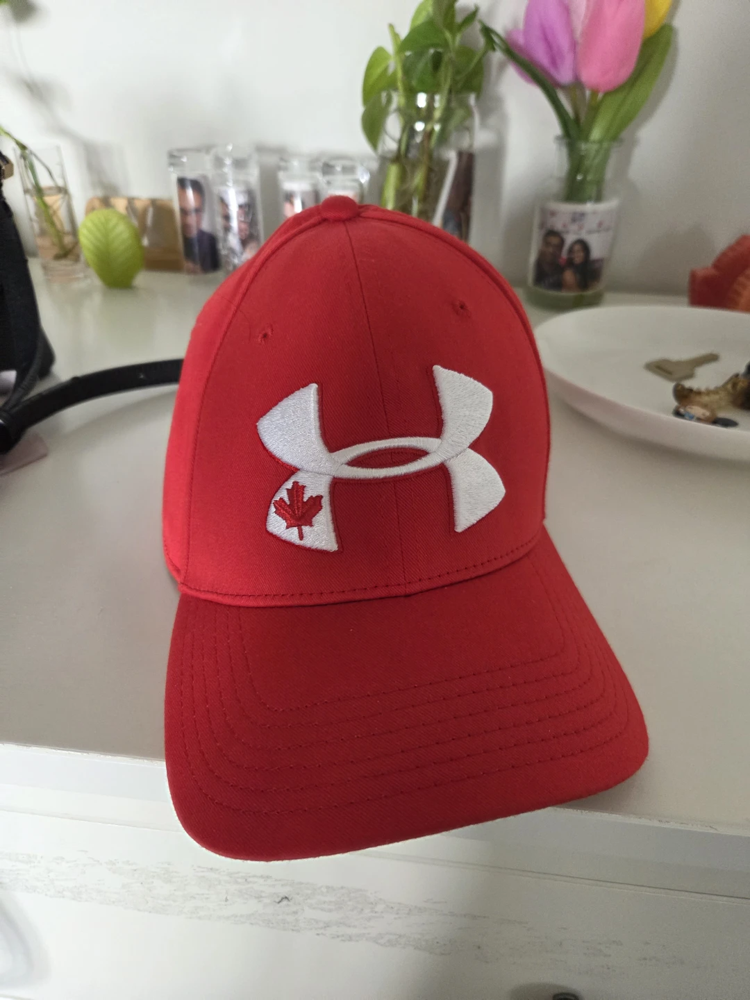 Under Armour Red Canada Maple Leaf Baseball Cap