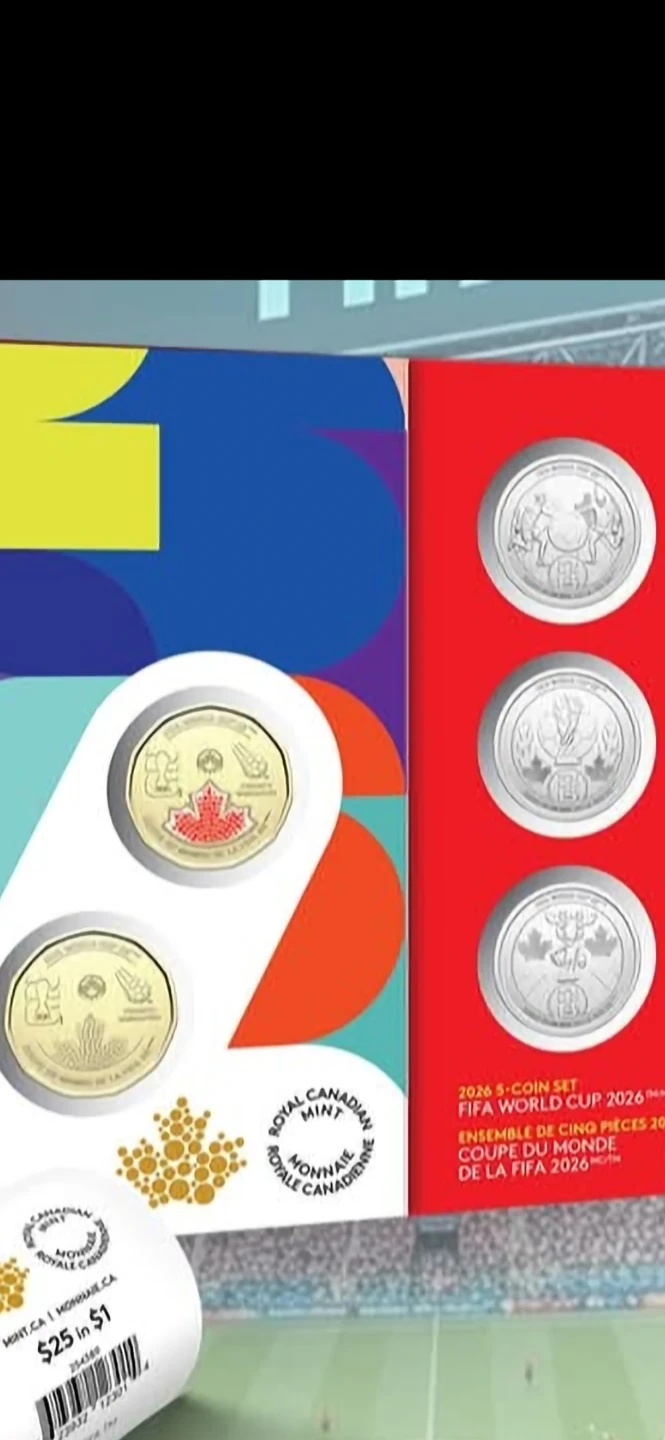 2026 FIFA World Cup 5-Coin Set - Royal Canadian Mint