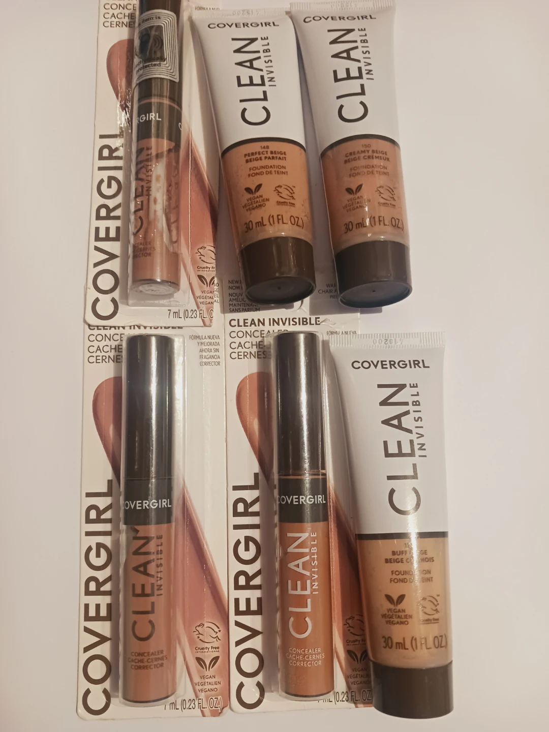 New!! $5 each !! Covergirl CleanInvisible Foundations/Concealers - photo 2