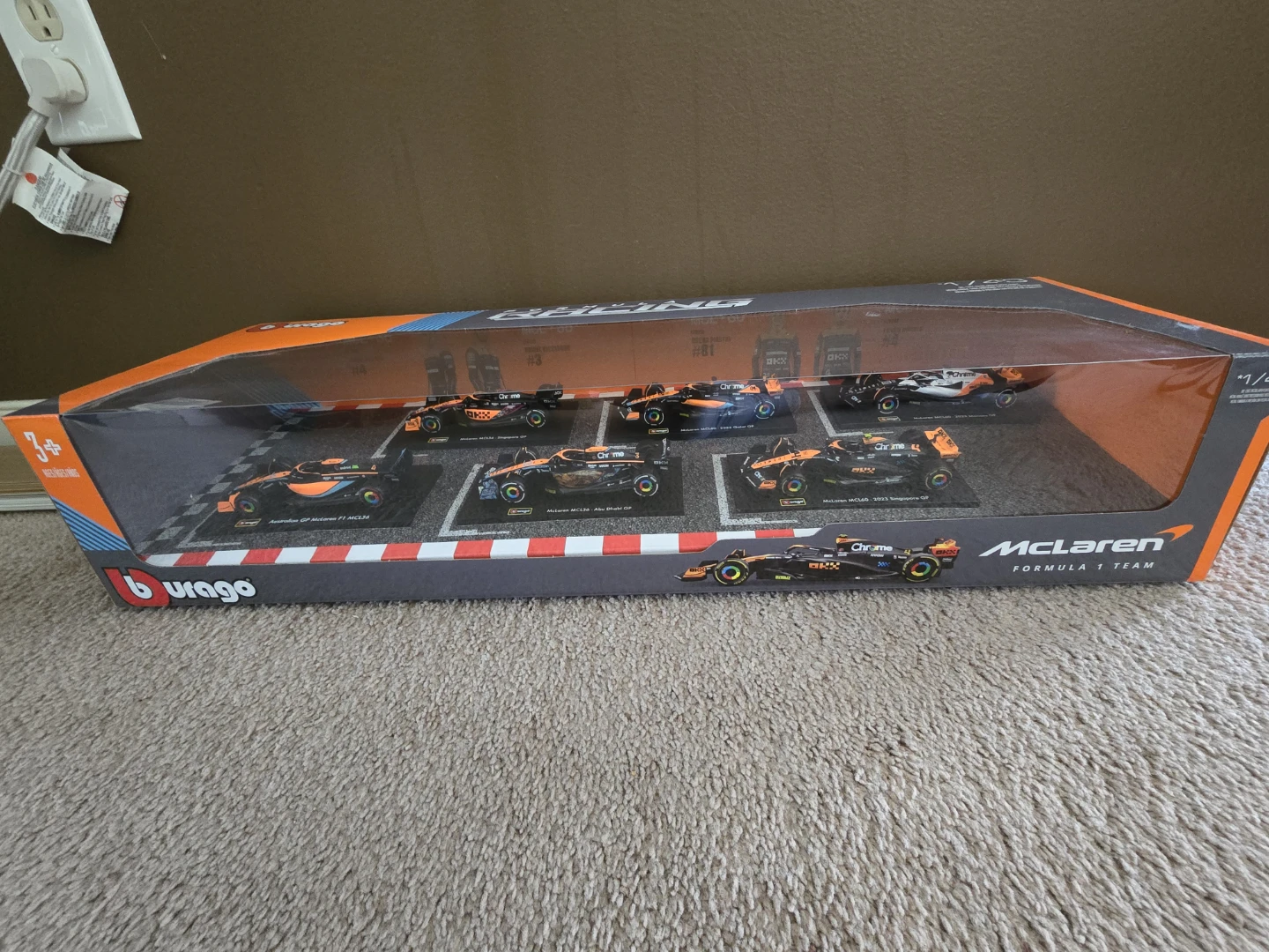 Burago McLaren Formula 1 Team 1/43 Scale Diecast Car Set