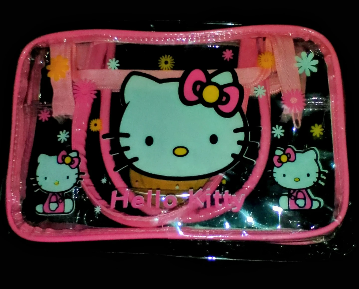 Hello Kitty Transparent Pink Bag
