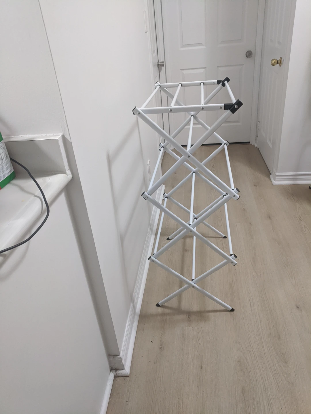 White Foldable Drying Rack - photo 2