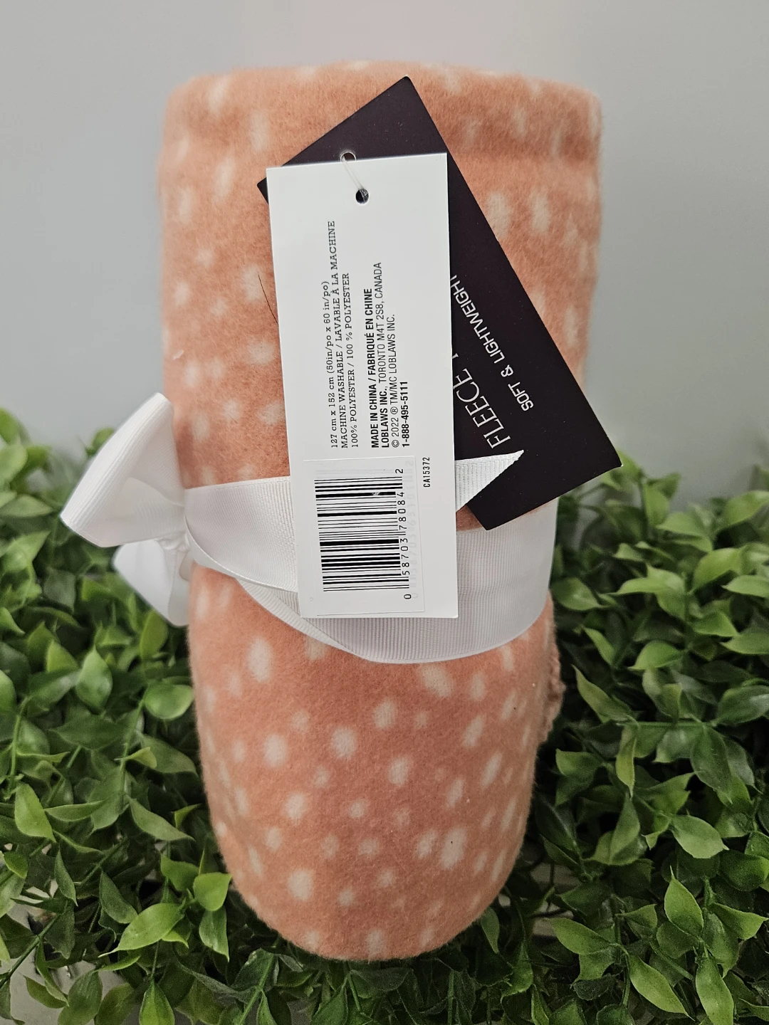 Life at Home Fleece Throw Blanket - Soft & Lightweight - photo 2
