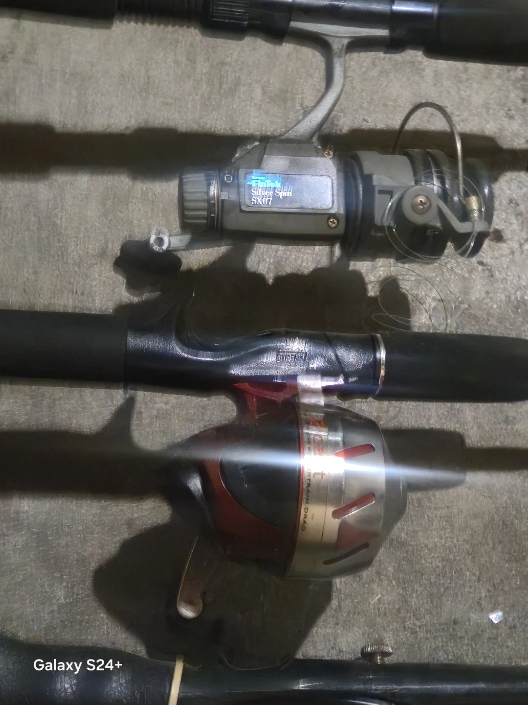 3 Fishing Rods with Reels and Tackle - photo 3