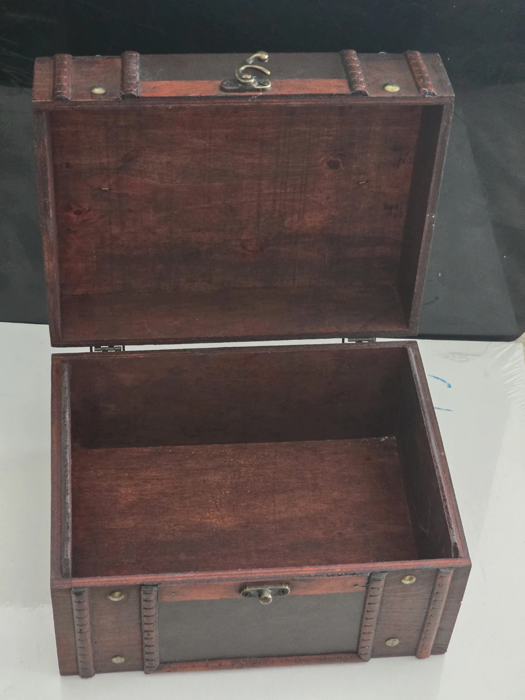 Decorative Wooden Treasure Chest - photo 2