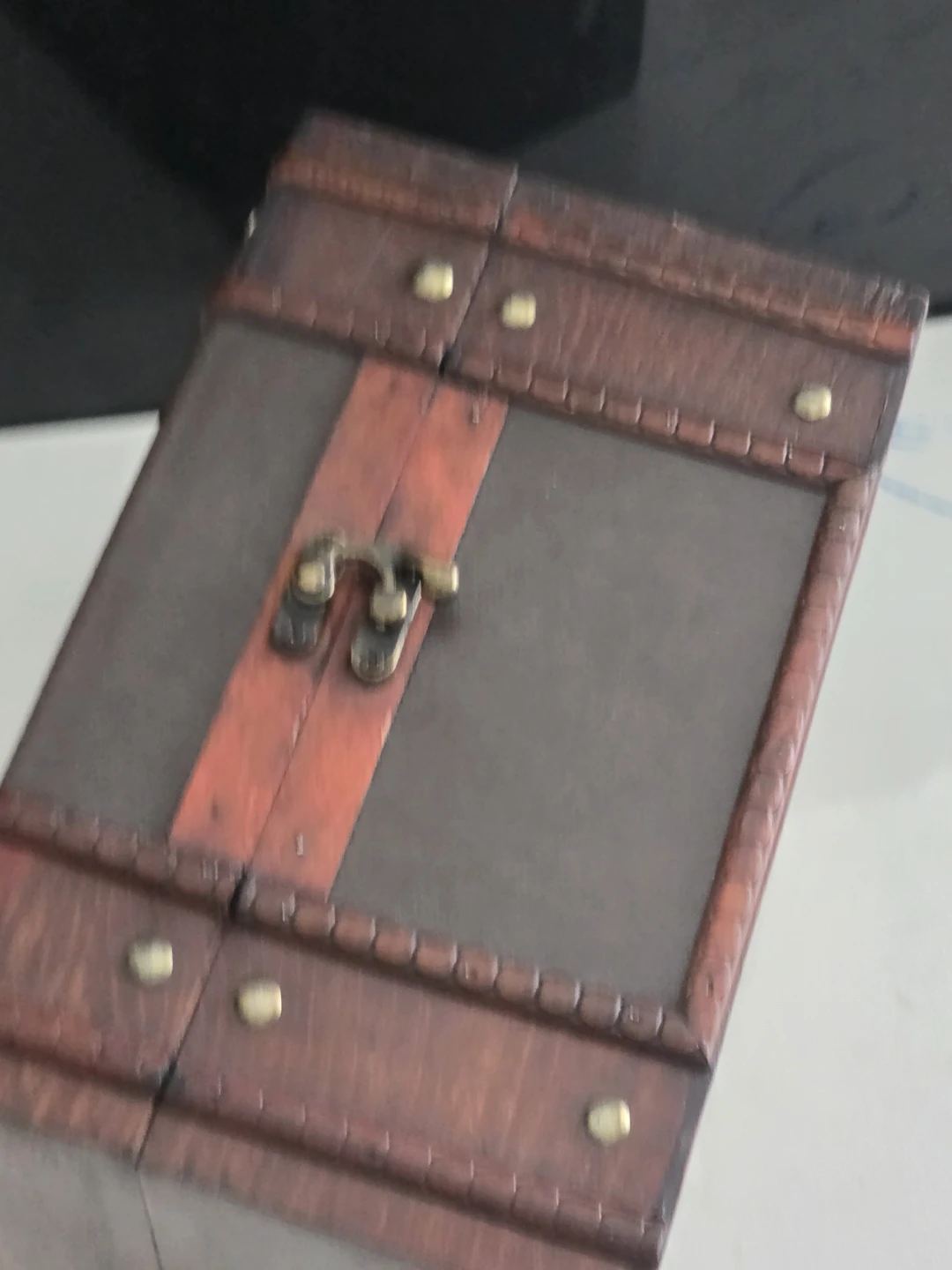 Decorative Wooden Treasure Chest - photo 5