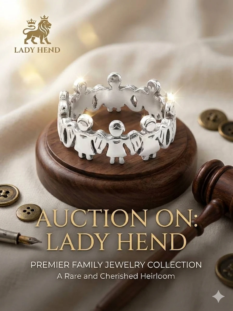 Lady Hend Sterling Silver Family Band Ring - photo 2
