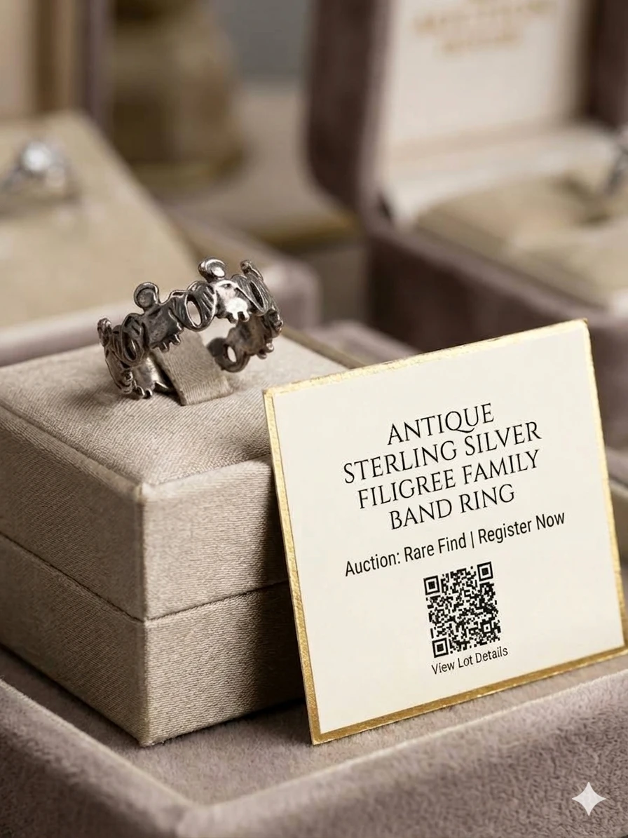 Lady Hend Sterling Silver Family Band Ring - photo 3