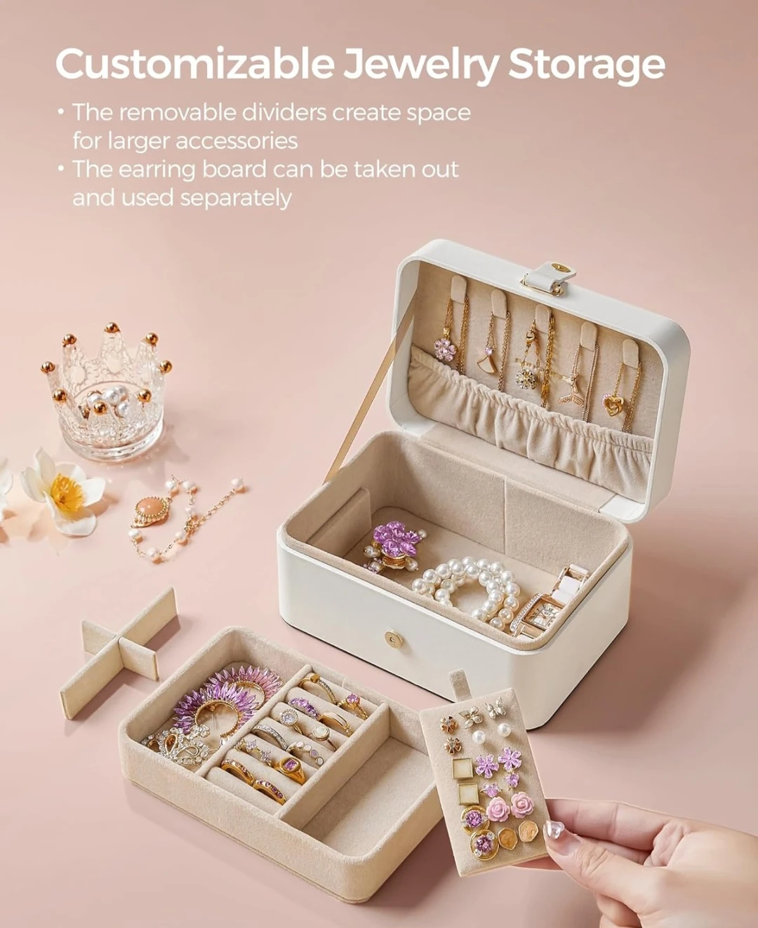 White Jewelry Box Organizer - photo 4