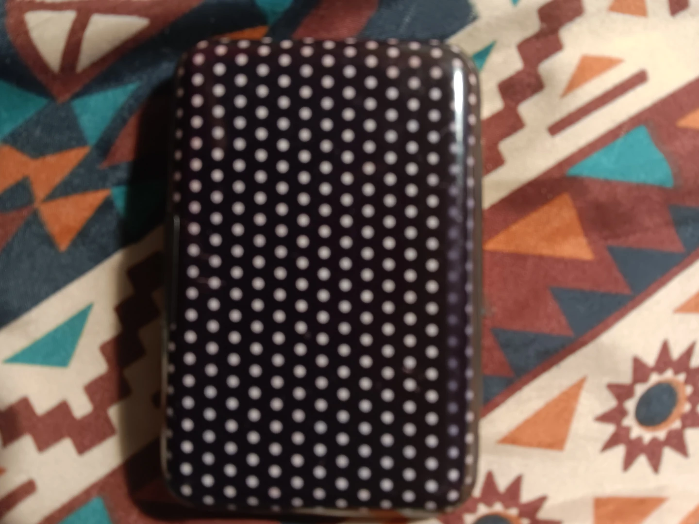 Polka Dot Card Holder Case