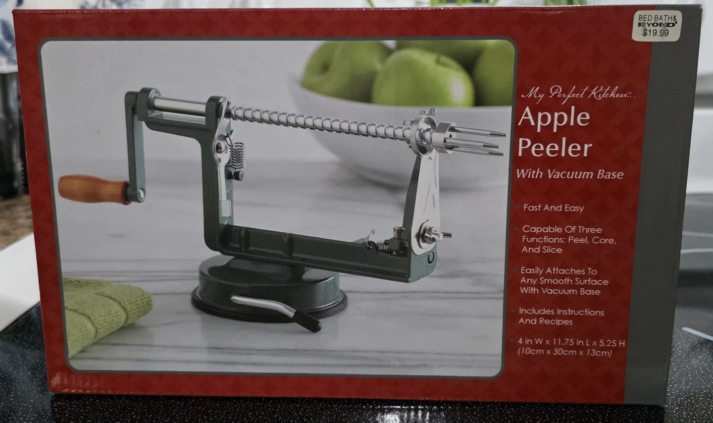 My Perfect Kitchen Apple Peeler with Vacuum Base - photo 2