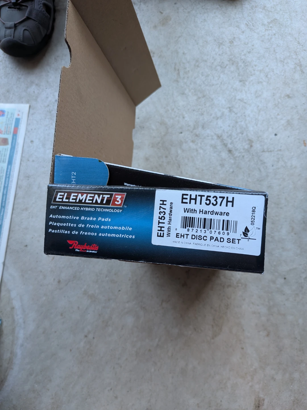 Raybestos Element 3 EHT537H Brake pad