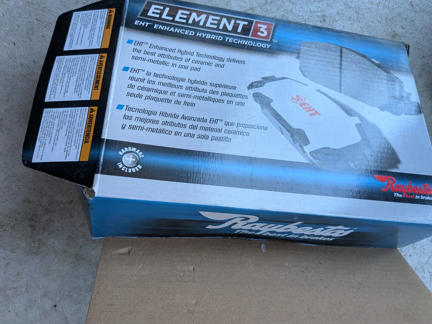 Raybestos Element 3 EHT537H Brake pad - photo 2