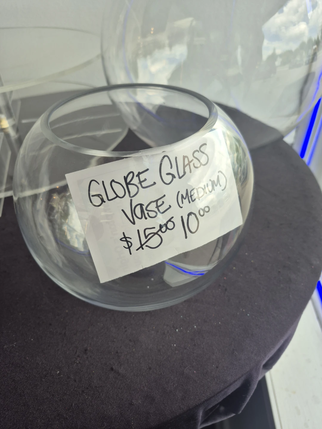 Globe Glass Vase (Medium)